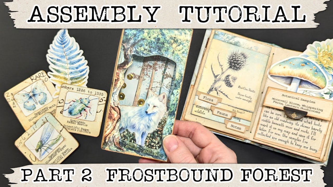 Frostbound Forest Part 2 | Junk Journal Style Project Kit with a Story!