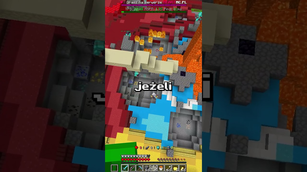 2 NUDZI CI SIĘ PO SZKOLE I GRASZ W MINECRAFT? JEŻELI TAK WBIJAJ NA KITPVP #minecraft #shorts