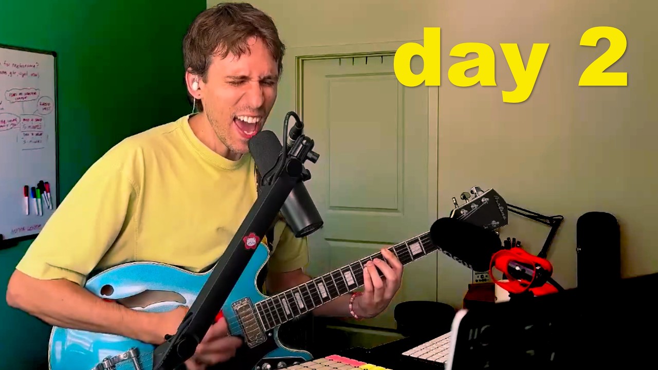 making a song about getting 