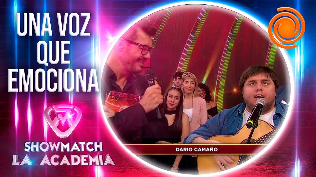 Darío Camaño, el joven ciego que emocionó a todos cantando y le dedicó un sentido mensaje a Tinelli