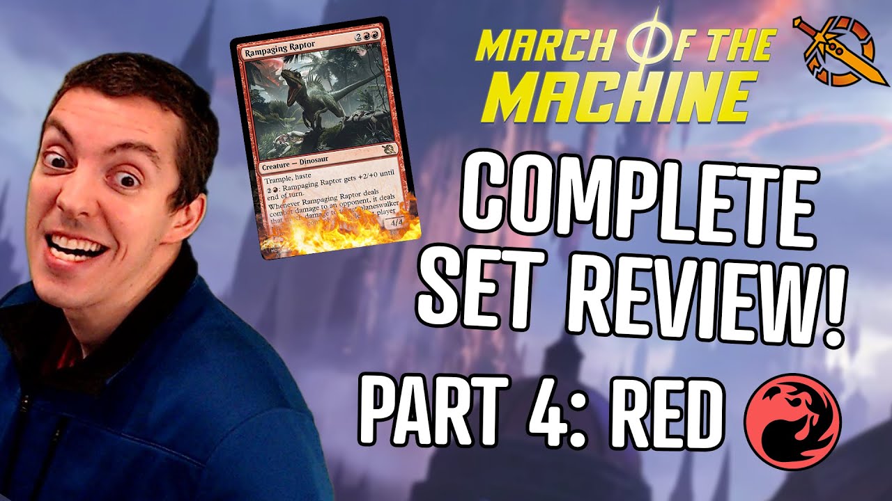 🔴 Complete Set Review - 🤖 March Of The Machine 🤖 - Red Cards - Constructed And Limited