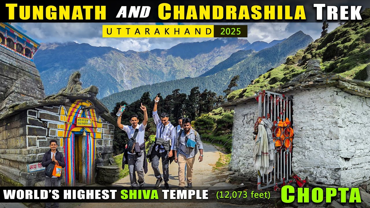 Tungnath Chadrashila Trek - Heighest Shiva Temple in The World | Panch Kedar | #2025 #tungnath