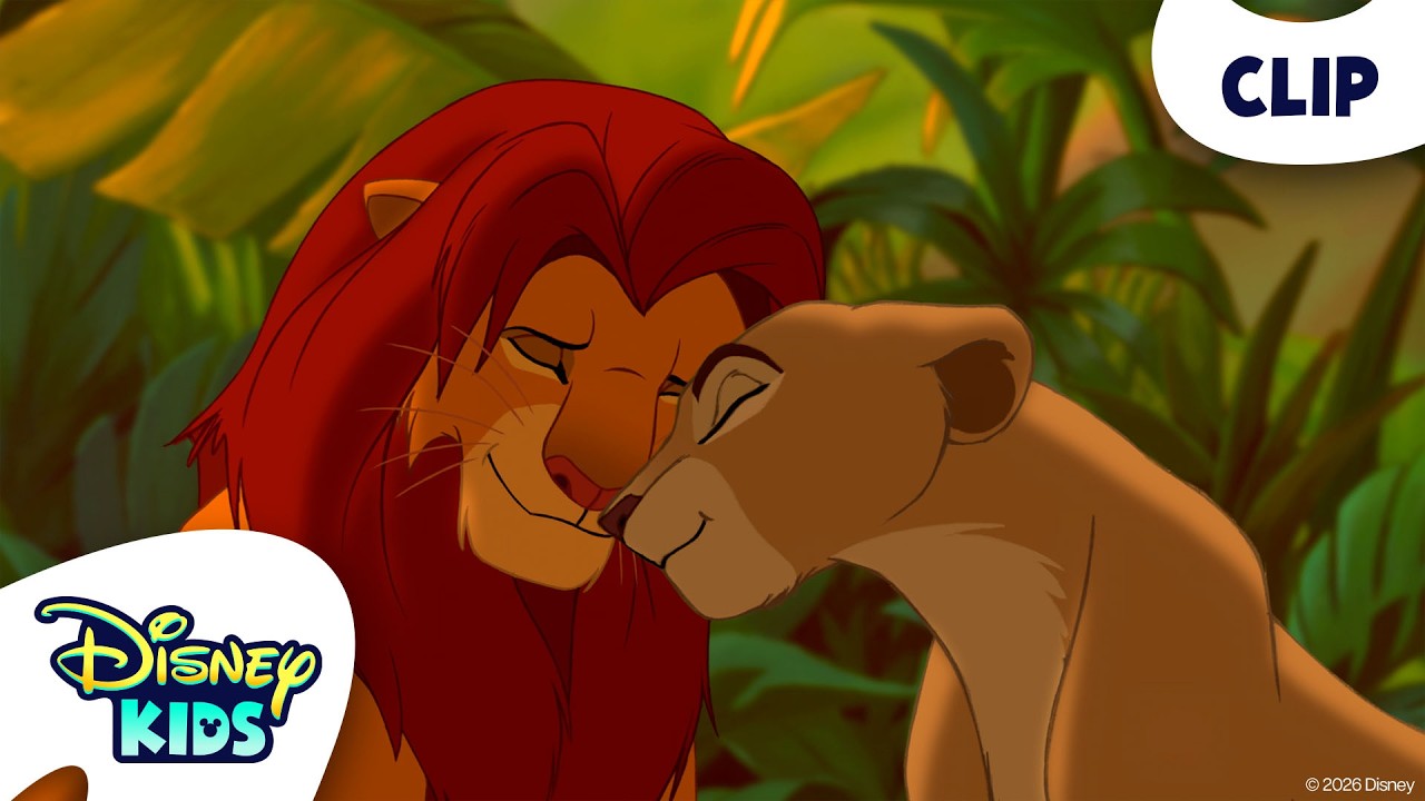 Simba and Nala Reunite 🦁❤️ | The Lion King | @disneykids