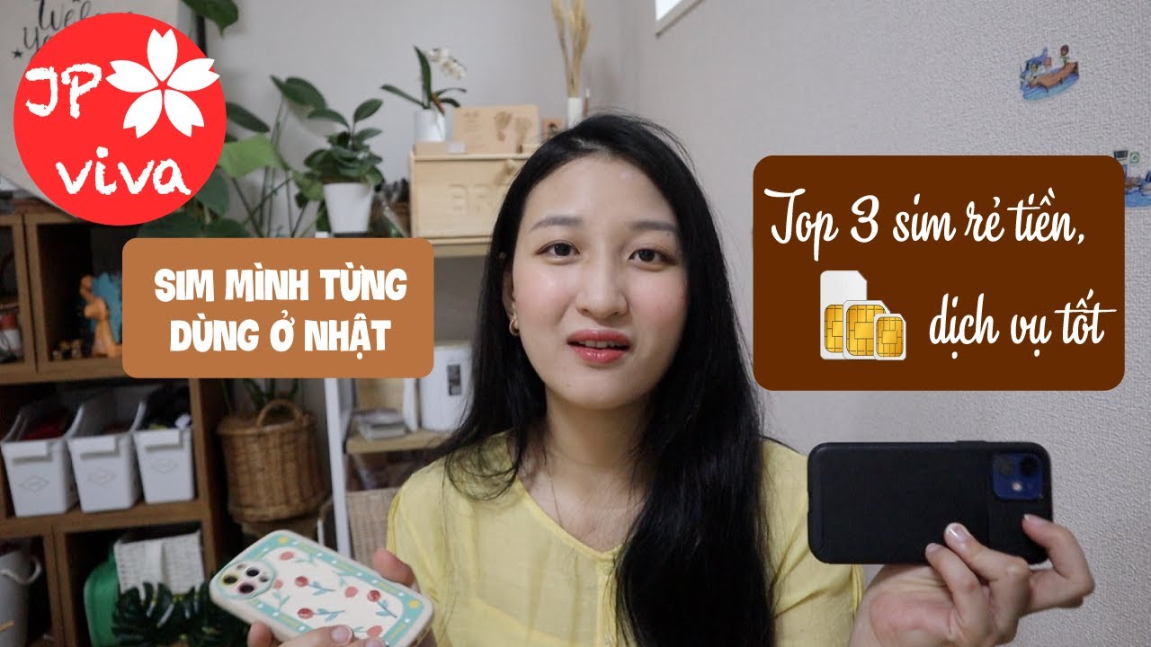 [JP viva] Sim nhà mạng mình từng dùng ở Nhật - Top 3 sim rẻ tiền, dịch vụ tốt