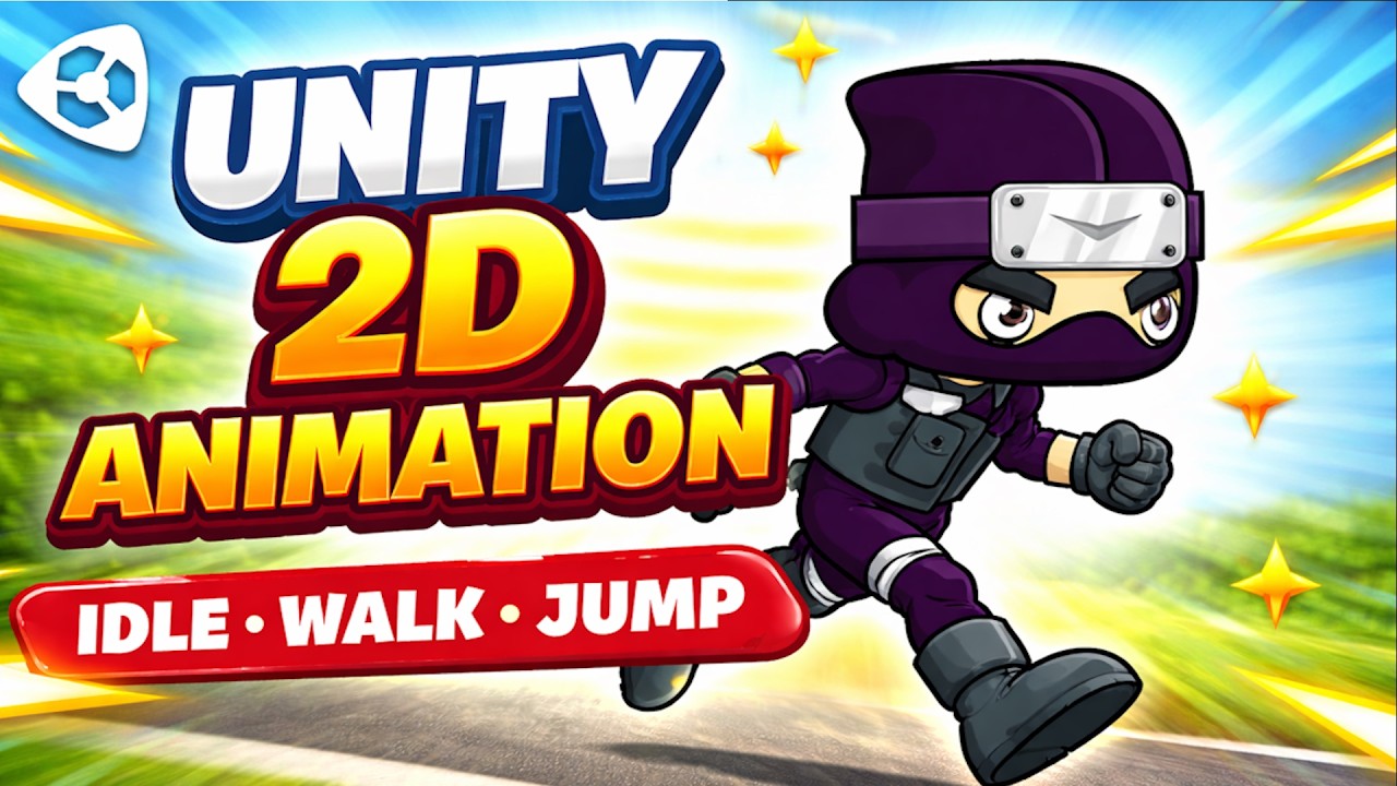 Unity 2D Player Movement with Animation Tutorial | Idle, Walk & Jump (Beginner Friendly)