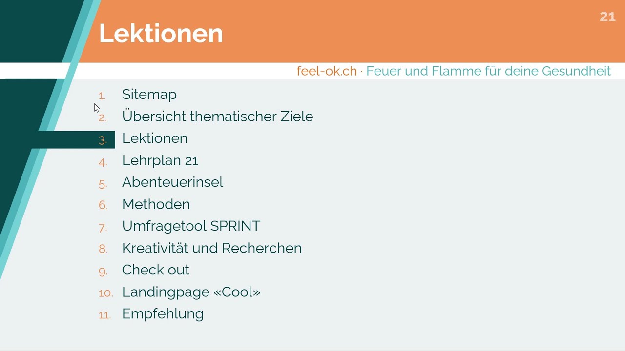 Onlineschulung | feel-ok.ch | Einsatz in der Schule