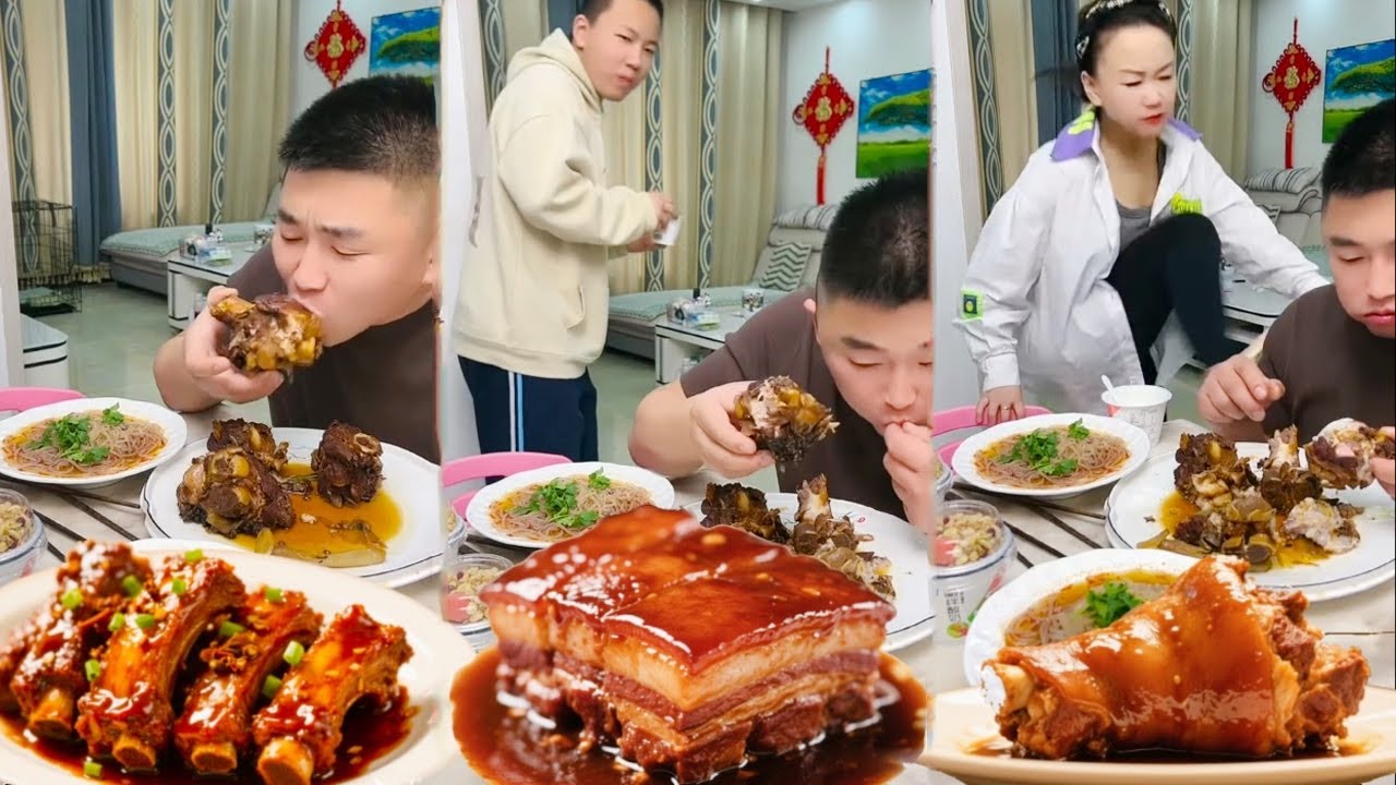 老公嘴馋偷排骨，儿子当场实名举报，被我一顿臭骂太逗了！