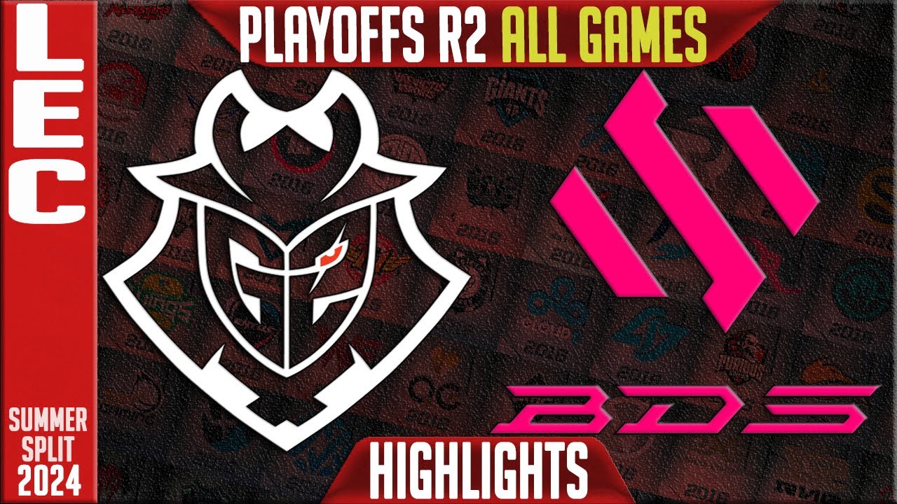 G2 vs BDS Highlights ALL GAMES | LEC Playoffs Upper Round 2 Summer 2024 | G2 Esports vs Team BDS