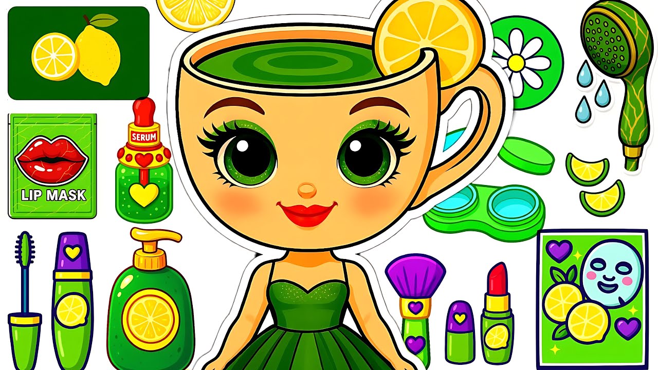 💄Paper DIY💄ITALIAN BRAINROT Matcha Nova Skin Care Make up Blind Bag Unboxing💚ASMR