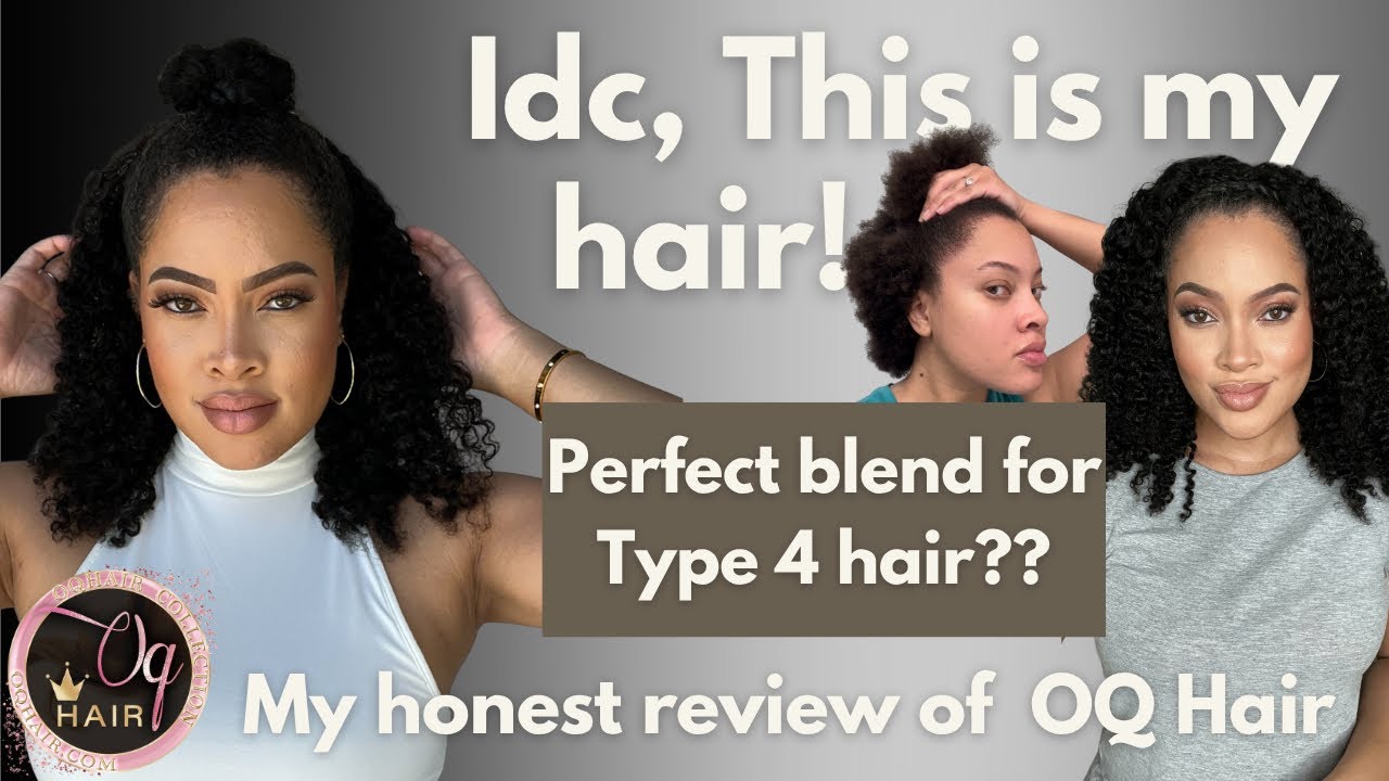 🔥TRYING THE VIRAL HALF WIG FROM OQ HAIR | VERY HONEST REVIEW | AFRO CURLY HALF WIG FOR TYPE 4 HAIR