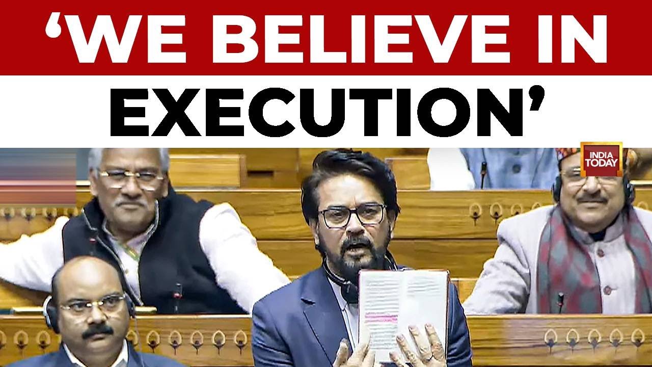 Anurag Singh Thakur Speaks on VB–G Ram G Bill 2025 in Lok Sabha | India Today News