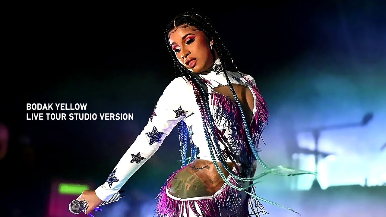 CARDI B - BODAK YELLOW (Live Tour Studio Version)