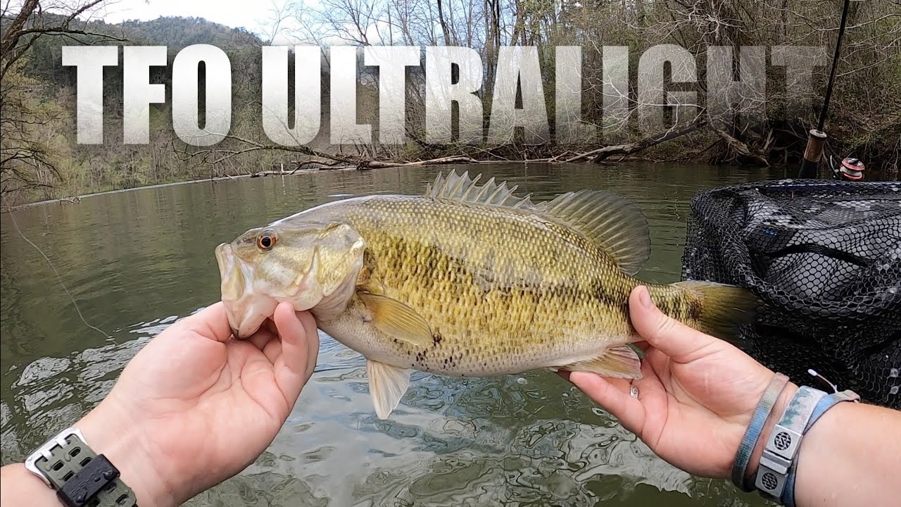 TFO Trout-Panfish Ultralight Rod Fishing For Smallmouth