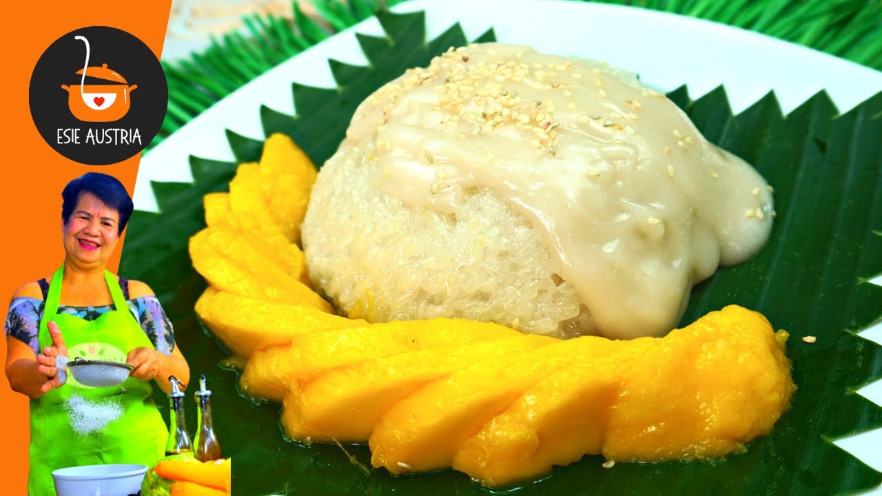 MANGO STICKY RICE PINOY STYLE | EASY MANGO STICKY RICE | ESIE AUSTRIA