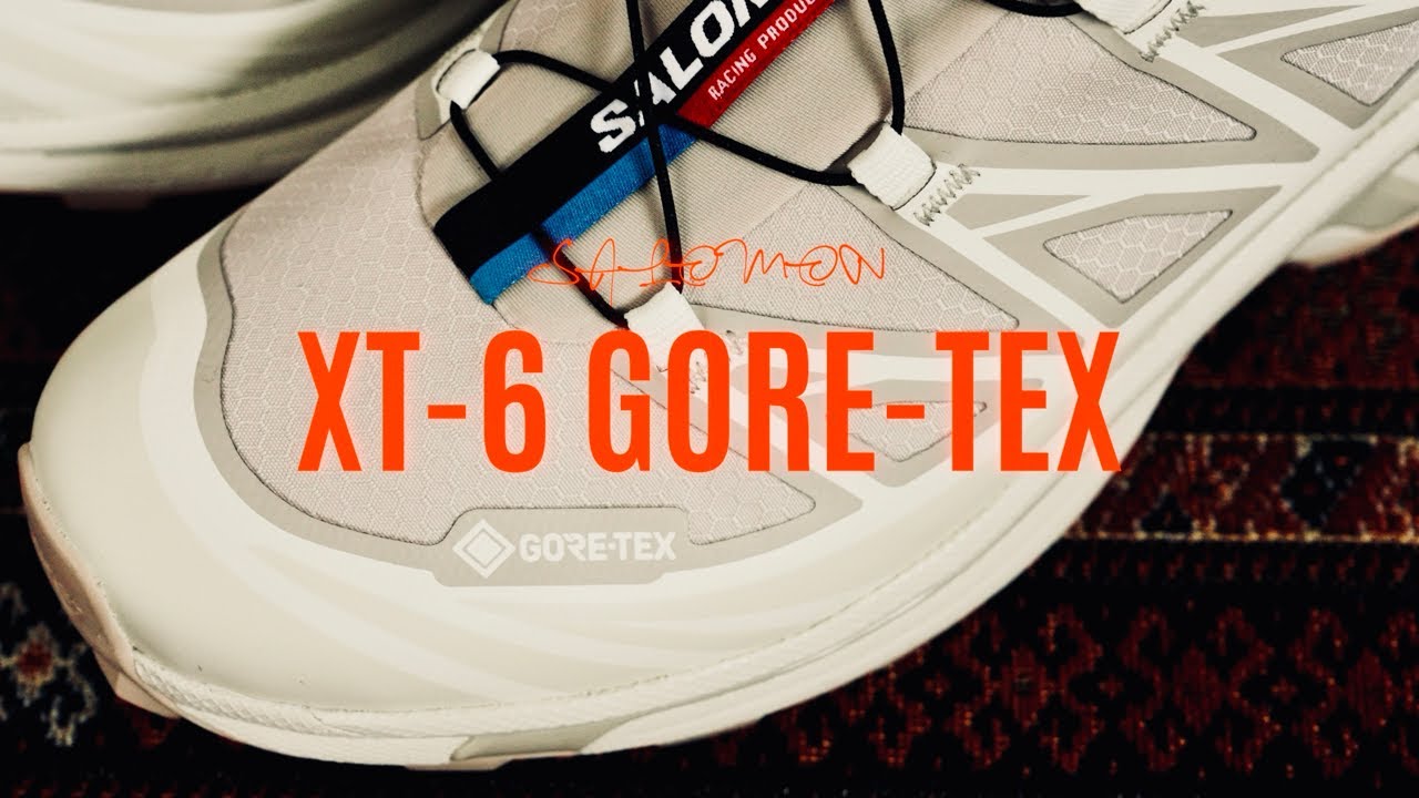 もう古いとか言うな!! SALOMON XT-6 GTX 定番になったサロモンXT-6 全天候対応のゴアテックスモデルをレビュー致します!!  オックスフォード タ　アーモンドミルク サファリ