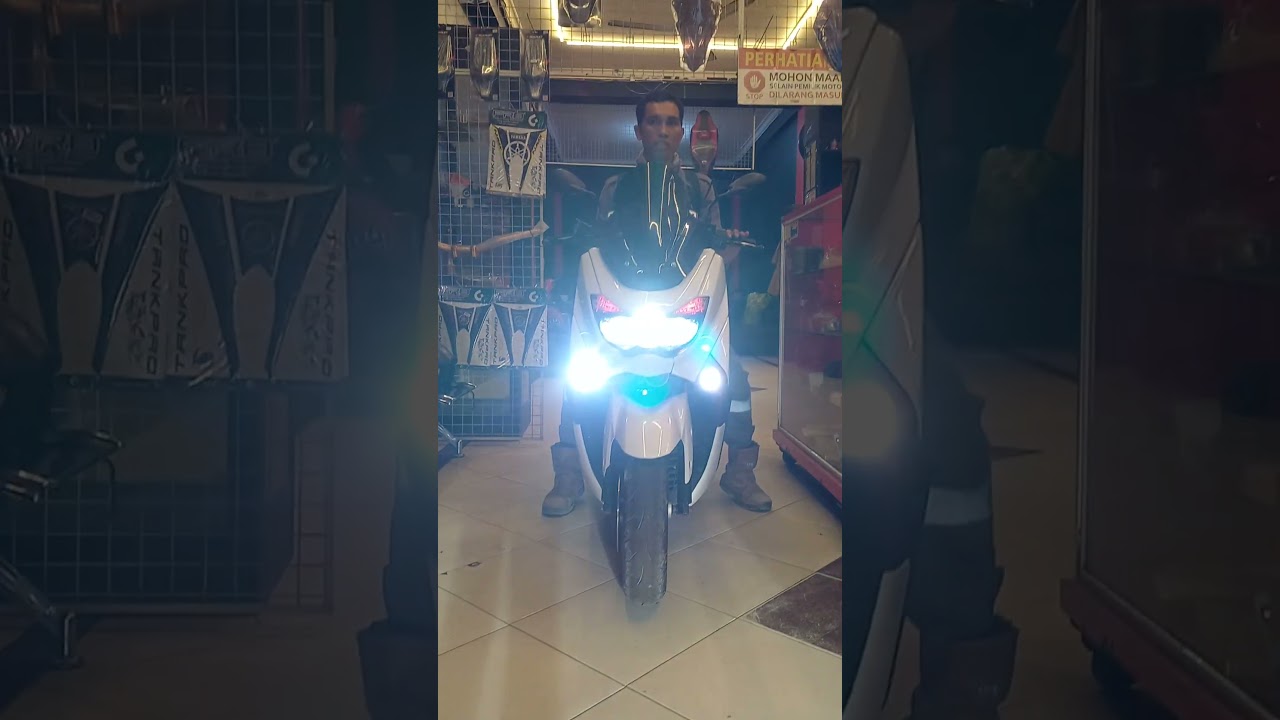 Sen NMax Old udah ada lampu tembak juga