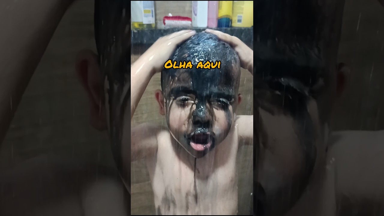 Ficou lindo? Vai deixar tomar banho sozinho vai!