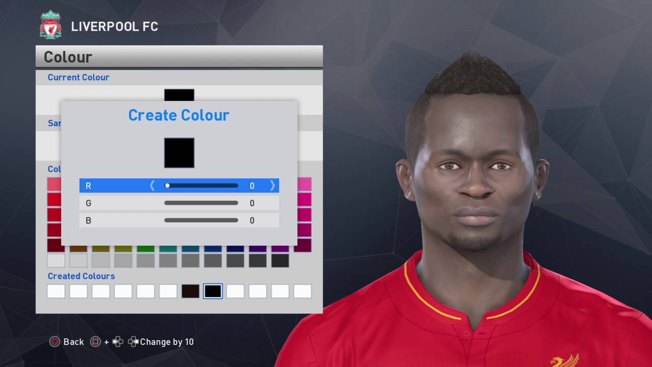 PES 2017 - Sadio Mane Face Build