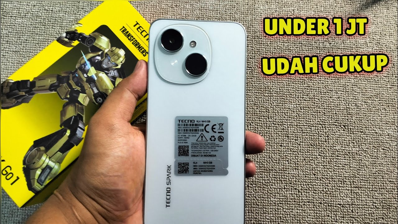 REVIEW TECNO SPARK GO 1 . HP MURAH 500 MAH BATERAI, SUPPORT GYRO