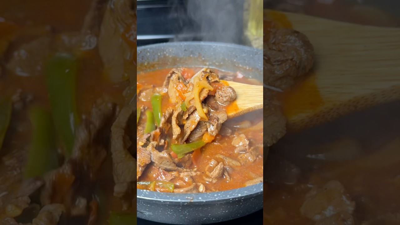 Bistec Ranchero &mdash; быстрый и простой ужин &mdash; кулинария &mdash; #easydinner#cooking#mexicanfood