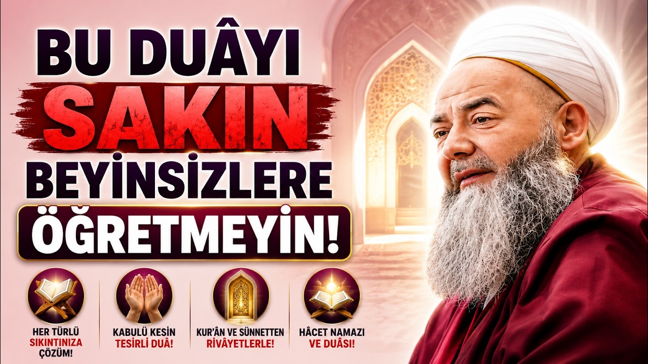 BU DUÂYI SAKIN BEYİNSİZLERE ÖĞRETMEYİN! (CÜBBELİ AHMET HOCA)