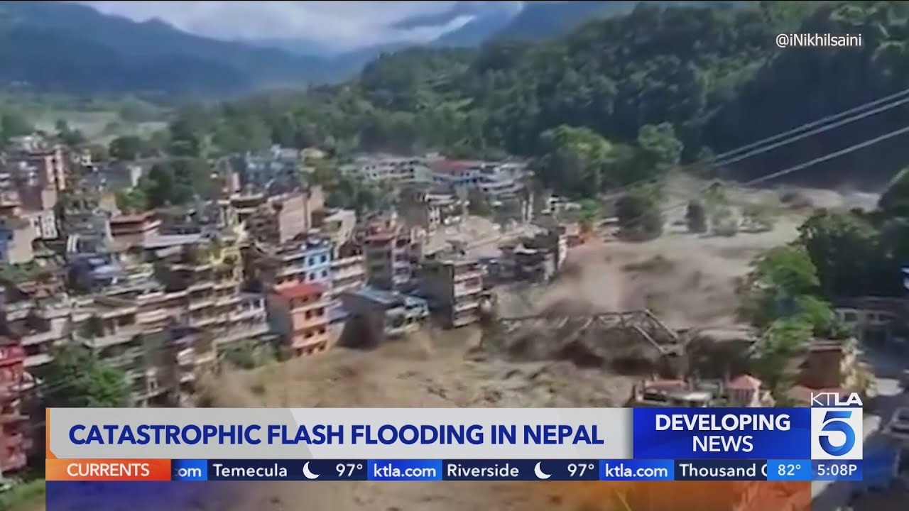Catastrophic floods kill over 390 in Nepal and Tibet, with more than 1,400 missing