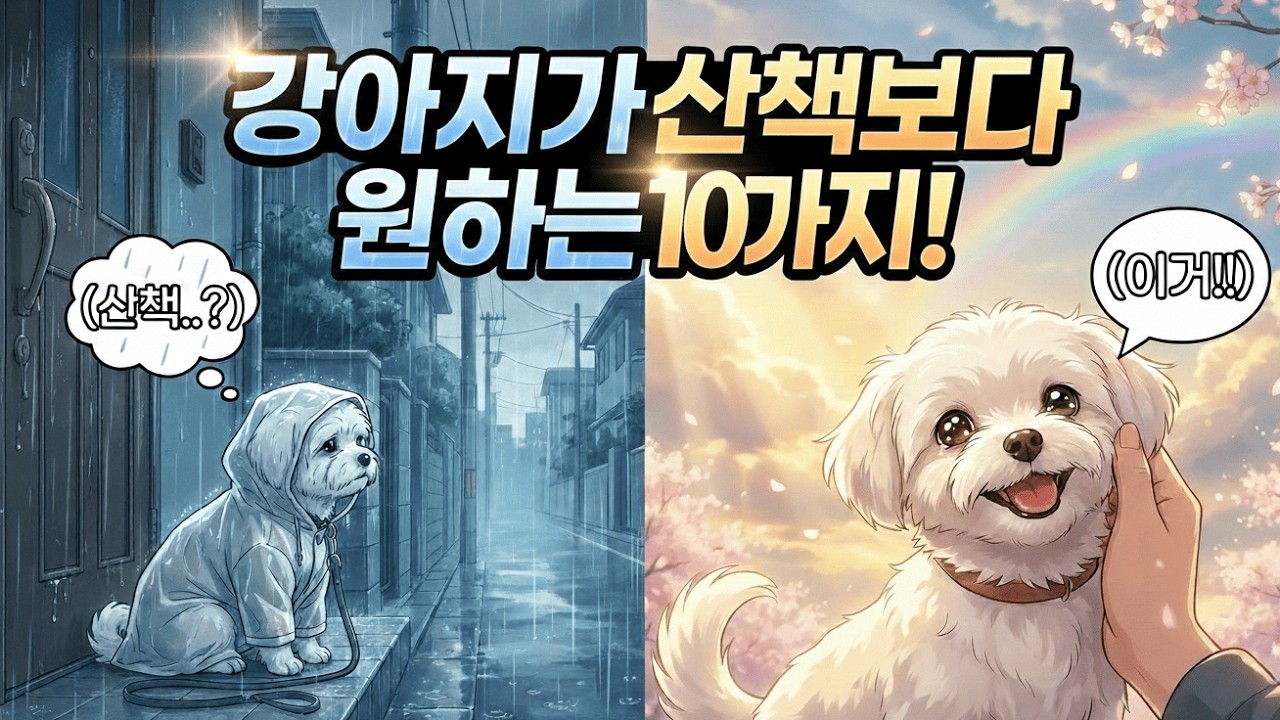 산책만 시키면 100% 후회합니다ㅣ강아지 ‘진짜’ 행복 늘리는 10가지 비밀ㅣ돈 안 드니 매일 해주세요!