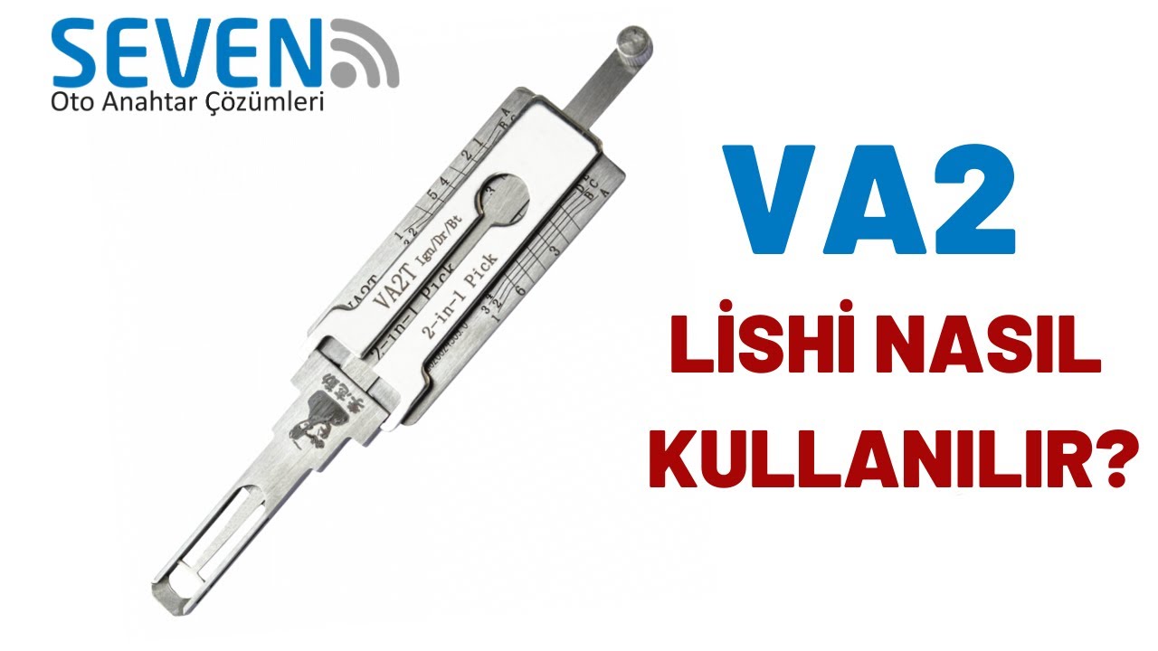 Lishi VA2   Maymuncuk Nasıl Kullanılır ?