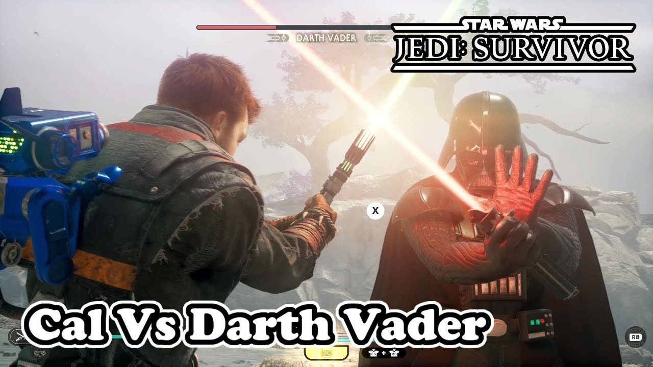 Cal Kestis Vs Darth Vader Star Wars Jedi Survivor