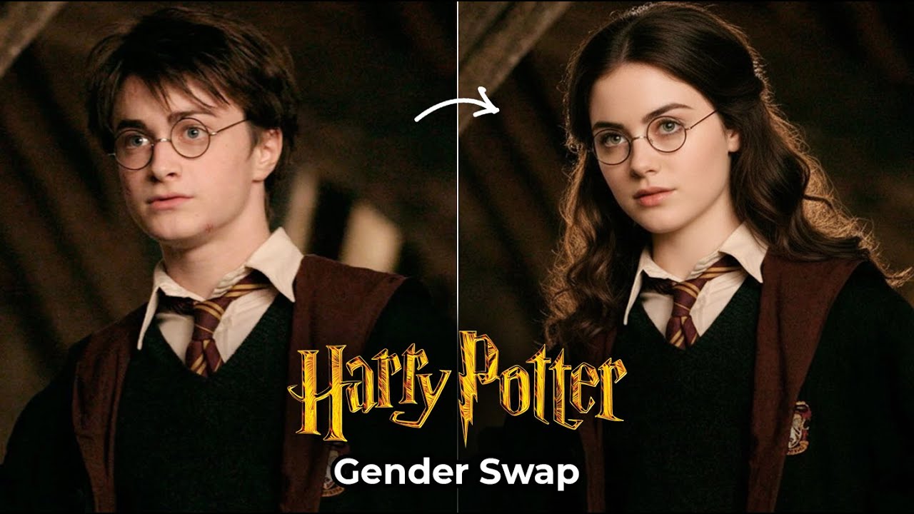 What If Harry Potter Swapped Genders? | AI Transformation