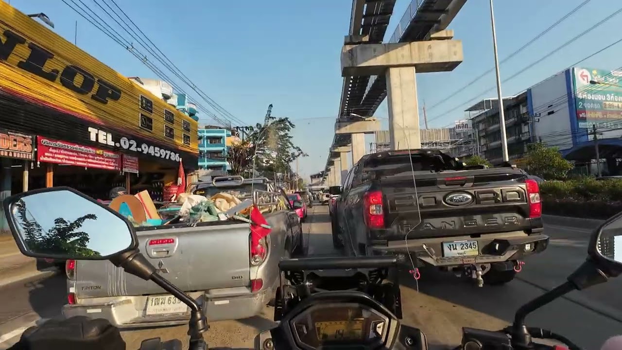 ไปซื้อของทำขนม แต่เกือบได้เสียเวลาแล้ว Riding ASMR CB500X