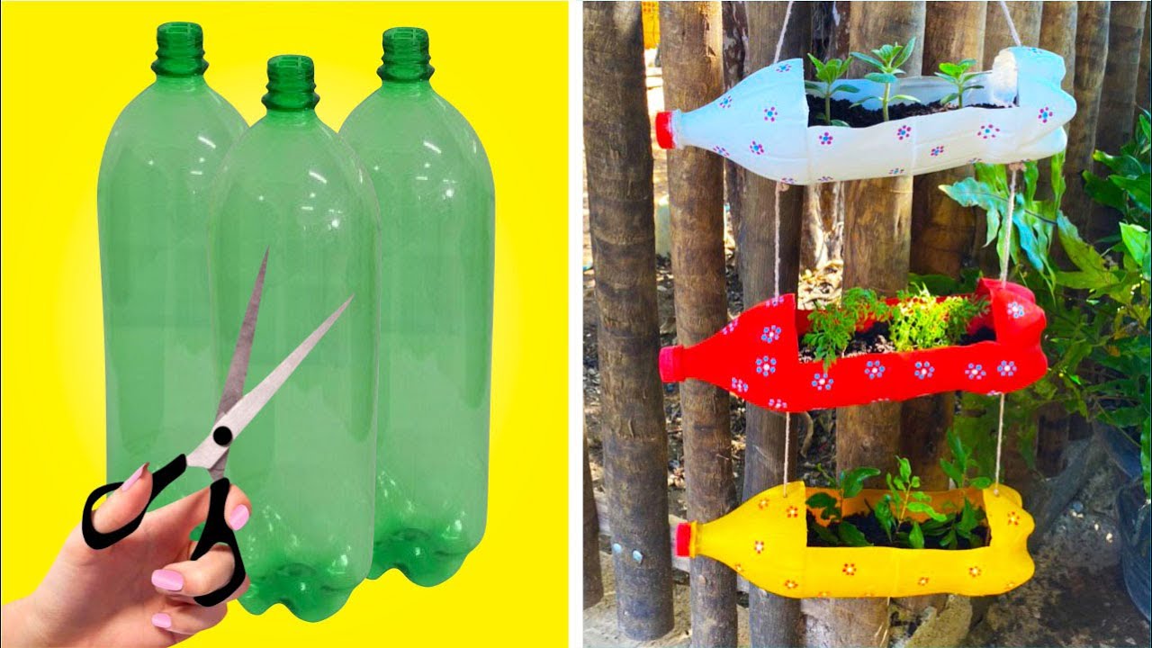 6 IDEIAS CASEIRAS E INCRÍVEIS FÁCEIS DE FAZER | RECICLAGEM DE GARRAFA PET | IDER ALVES