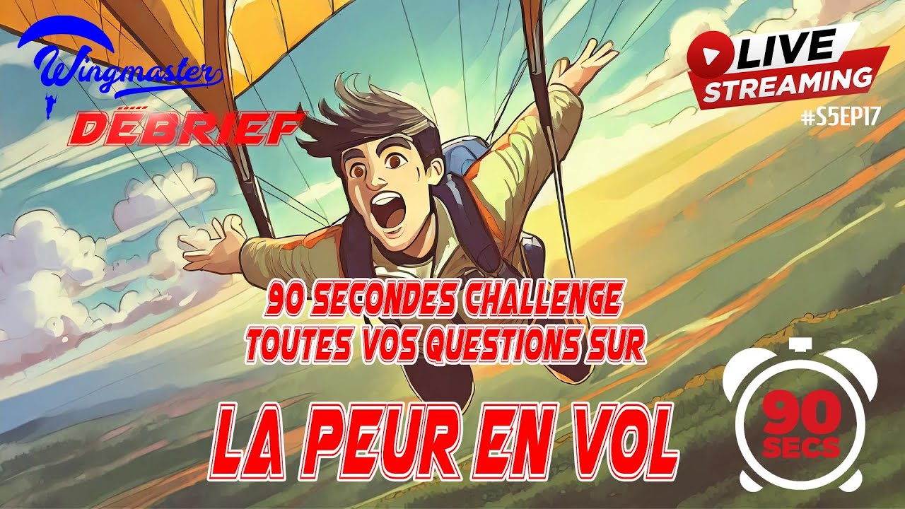 Live : LA PEUR EN VOL ? (Toutes vos questions sur...) | S5EP17 | Parapente | WingmasterDébrief