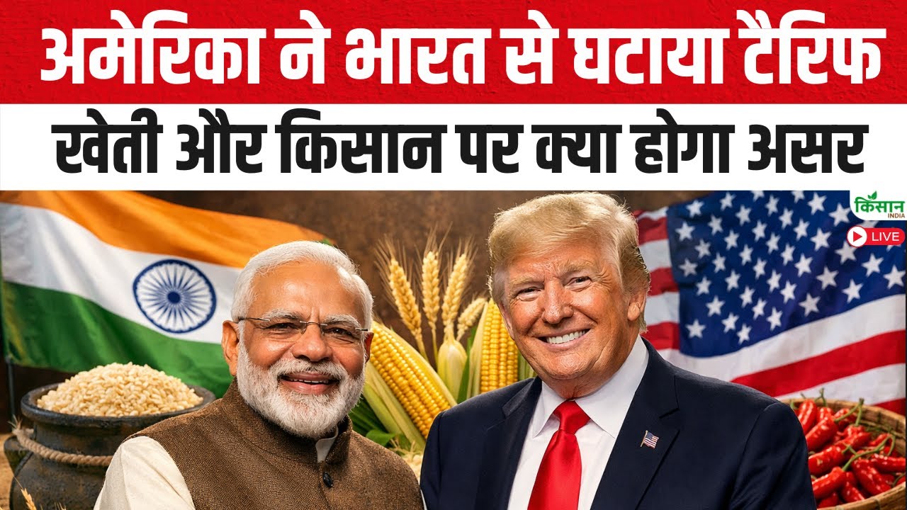 India-US Trade Deal Live: अमेरिका ने भारत से घटाया टैरिफ,  खेती और किसान पर क्या होगा असर