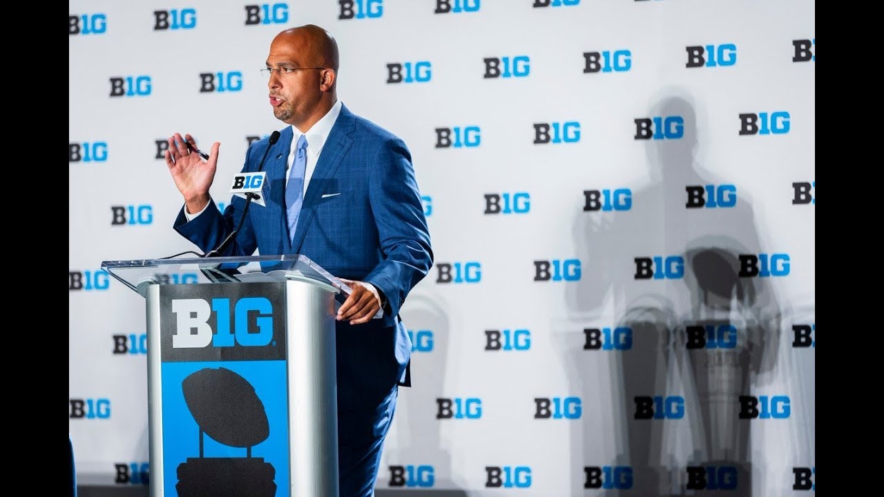 Watch Penn State coach James Franklin&rsquo;s opening statement at Big Ten Media Days