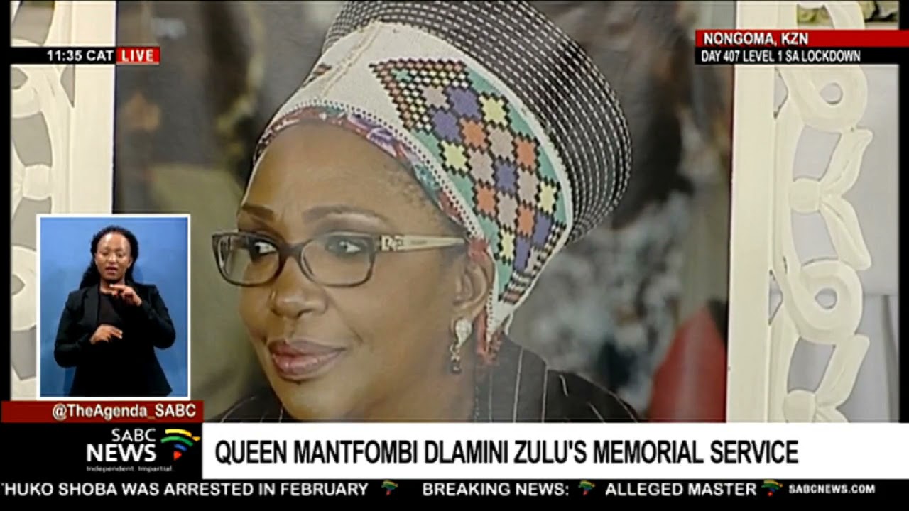 Queen Mantfombi Dlamini Zulu memorial service I Reading of obituary by Prince Simengaye Zulu
