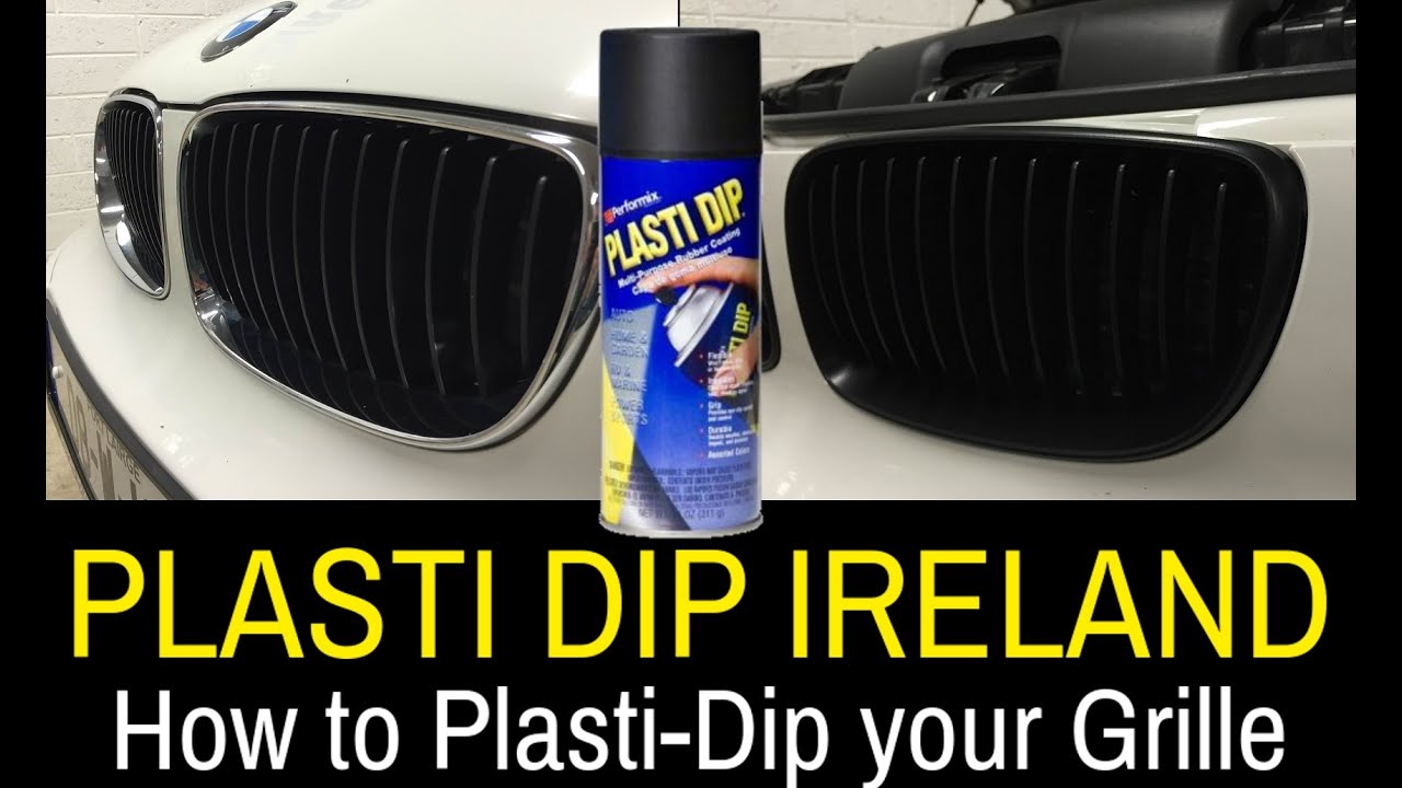 Plasti Dip Ireland - De-Chrome your BMW Grille to Matte Black