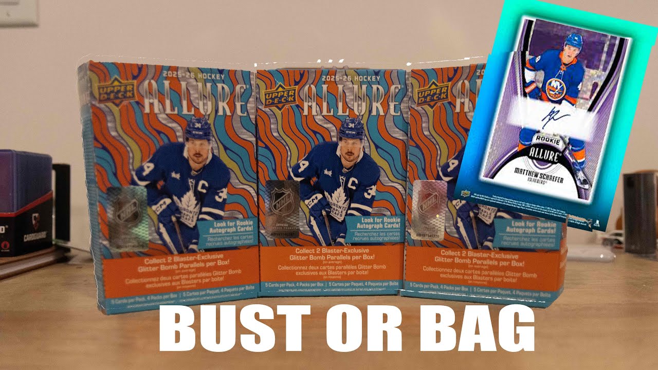 Ripping 25/26 Upper Deck Allure Hockey — Did We Pull a BANGER?!