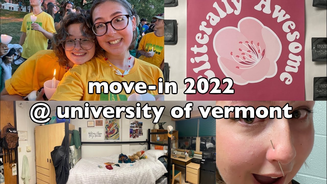 college move in vlog | freshman @ uvm | austin hall