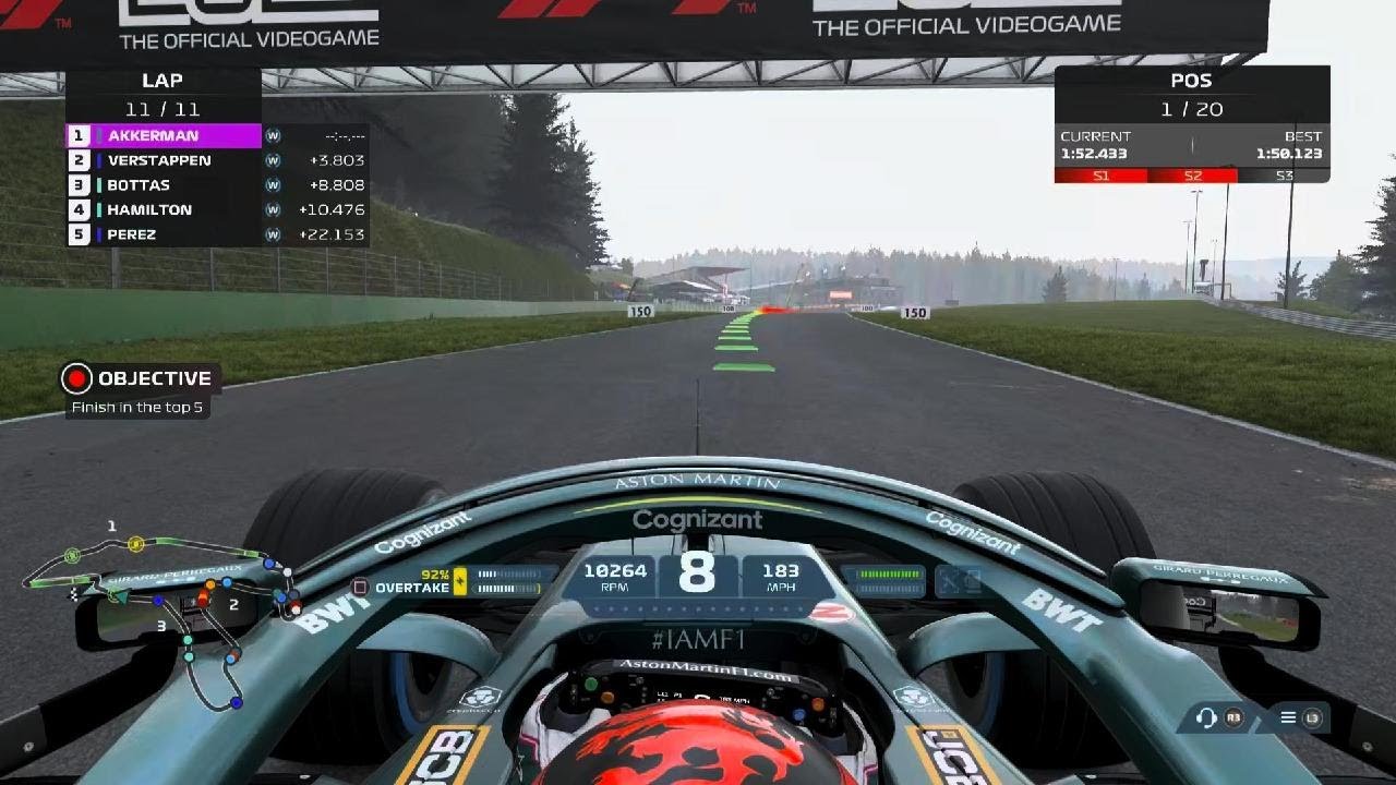 F1 2021 Excited Akkerman Celebration FAIL