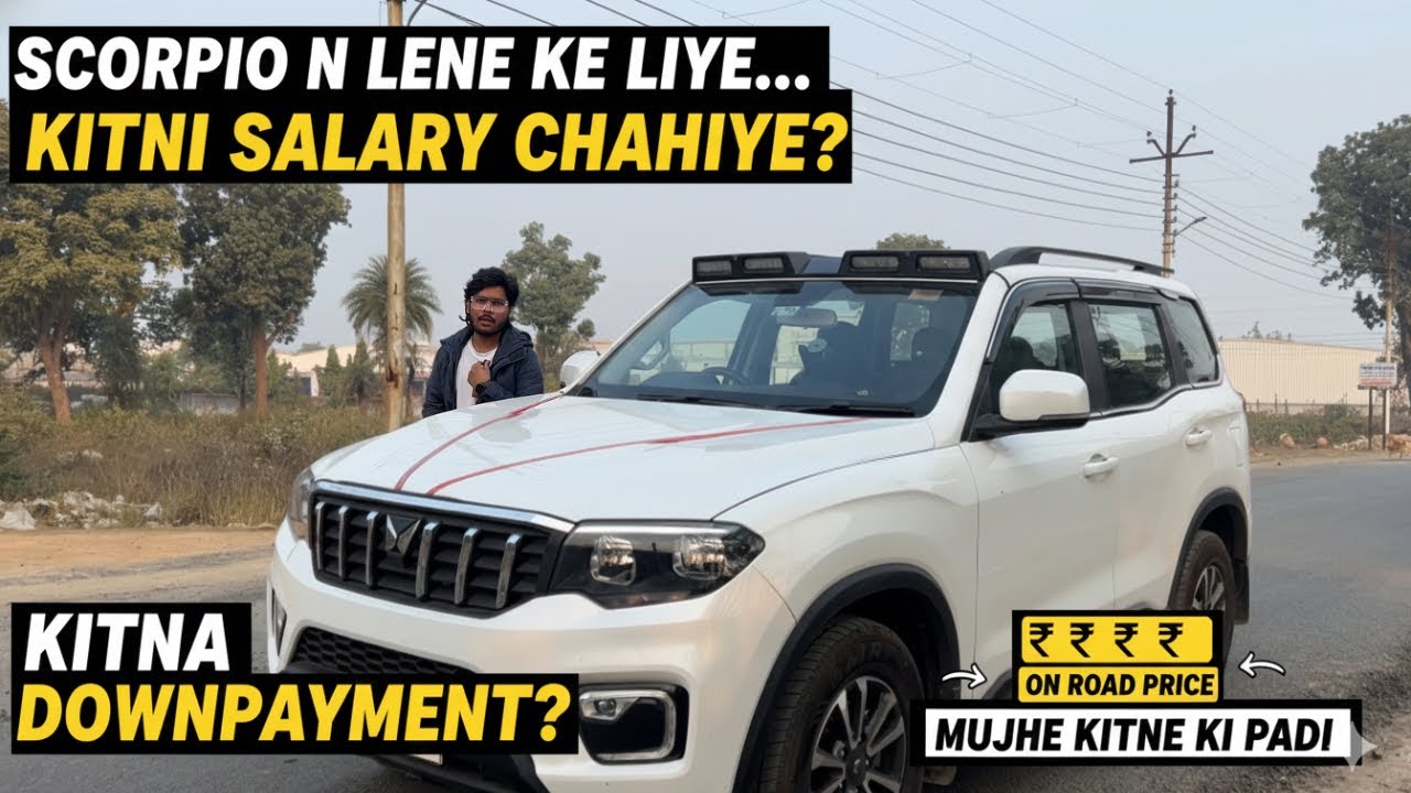 Budget for Scorpio N💰: Downpayment, Interest & Eligibility | Indianspeedzone | Vikas Soni #scorpion