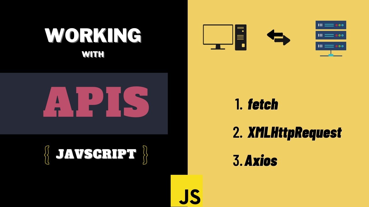 Javascript working with APIs [ For Beginners ]