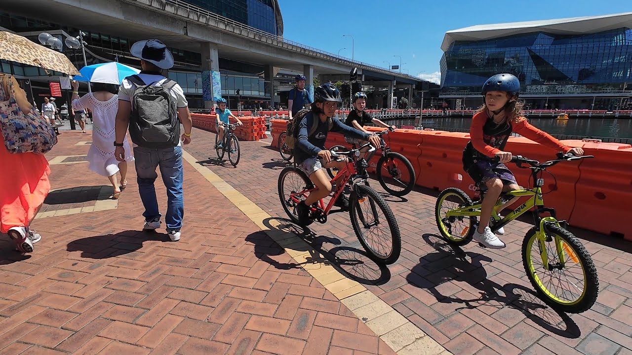 (4K) DJI Osmo Action 4 Walk | Darling Habour & Chinese Garden of Friendship | Sydney, Australia