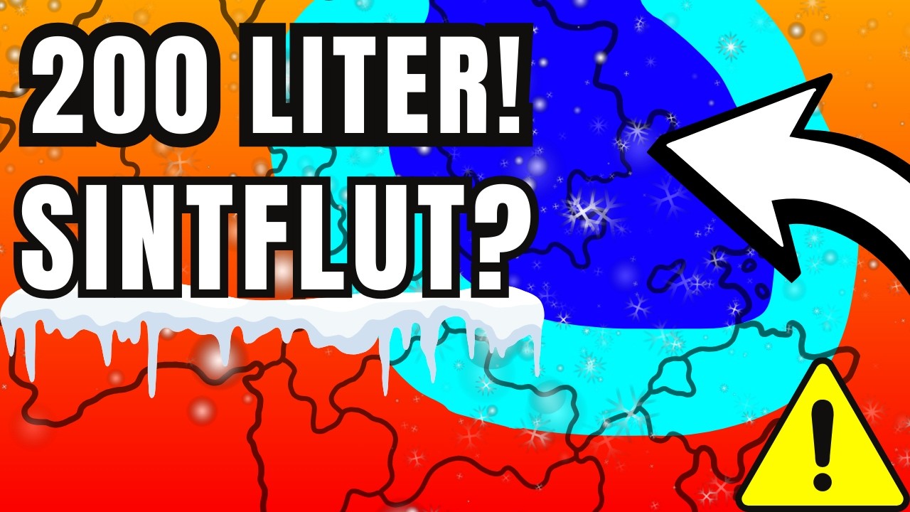 200 LITER SINTFLUT? GFS-Modell schockt mit Extrem-Regen - ab HEUTE!