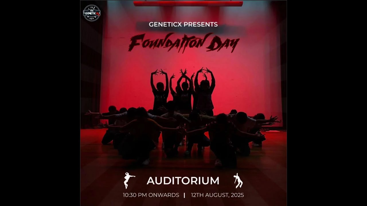 THE GENETICX CREW || FOUNDATION DAY'25 || IIIT ALLAHABAD