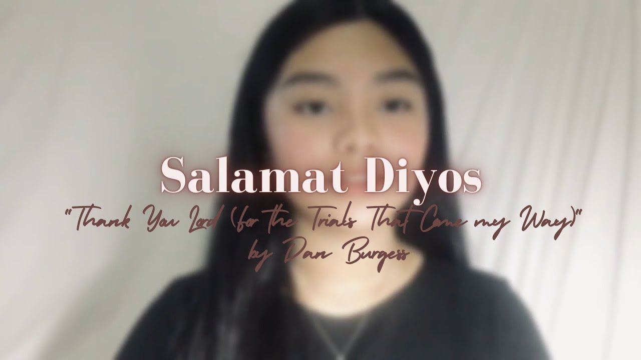 Salamat Diyos (Tagalog Version of Thank You Lord) | LK Marasigan