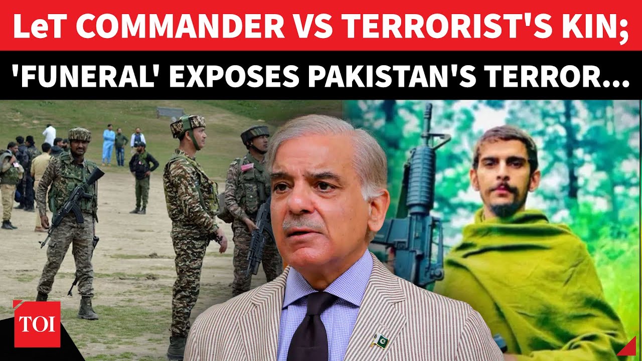 LeT Terrorists At Pahalgam Attacker's Funeral; Pakistan Terror Links Unmasked For World To See