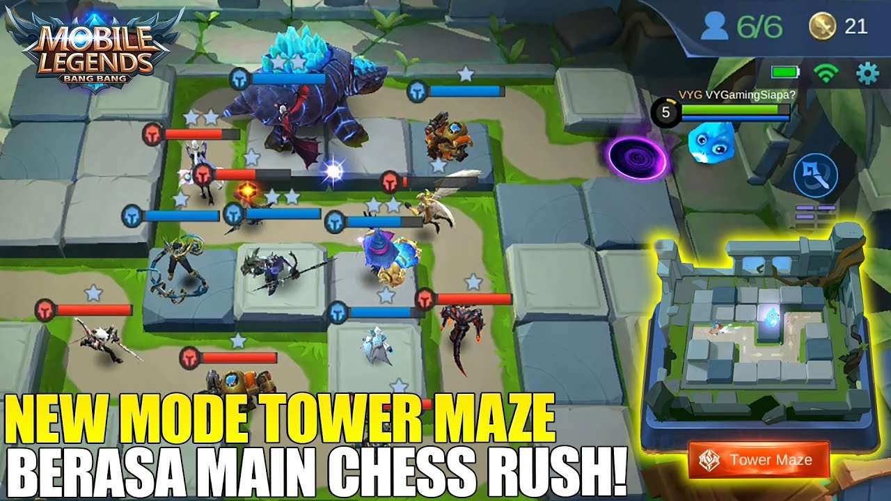 NEW MODE TOWER MAZE - SERU BANGET DIMAINKAN BUAT YANG HABIS LOSE STREAK! MOBILE LEGENDS