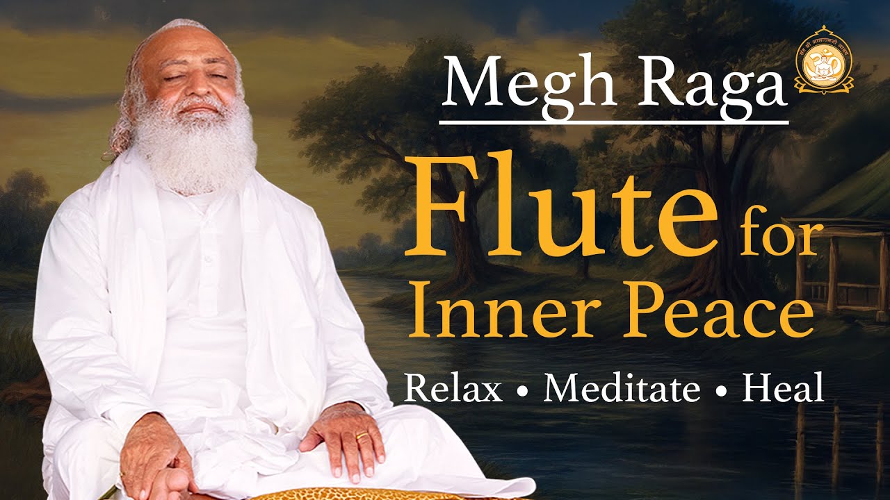 Flute Meditation Music | Relax • Meditate • Heal | Megh Raga | Bansuri for Relaxation & Sleep