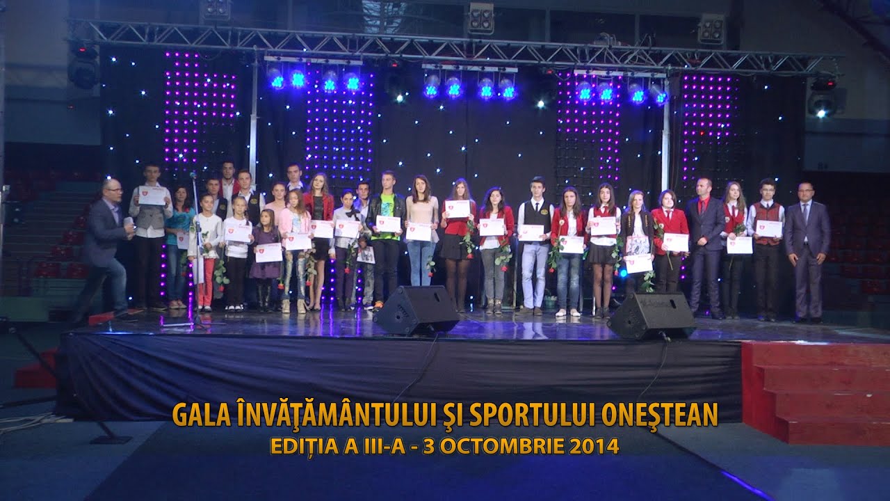 Gala Invatamantului si Sportului Onestean 2014